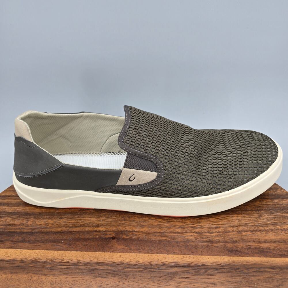 Olukai Lae'ahi Shoes Mens 13 Kona Mesh Slip On Casual Beach Sneakers NO INSOLES